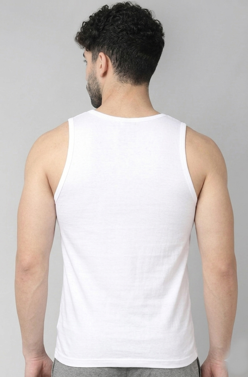 Men’s Premium 100% Cotton Sleeveless Vest Undershirt | Lightweight Soft Innerwear for All Seasons