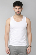 Men’s Premium 100% Cotton Sleeveless Vest Undershirt | Lightweight Soft Innerwear for All Seasons