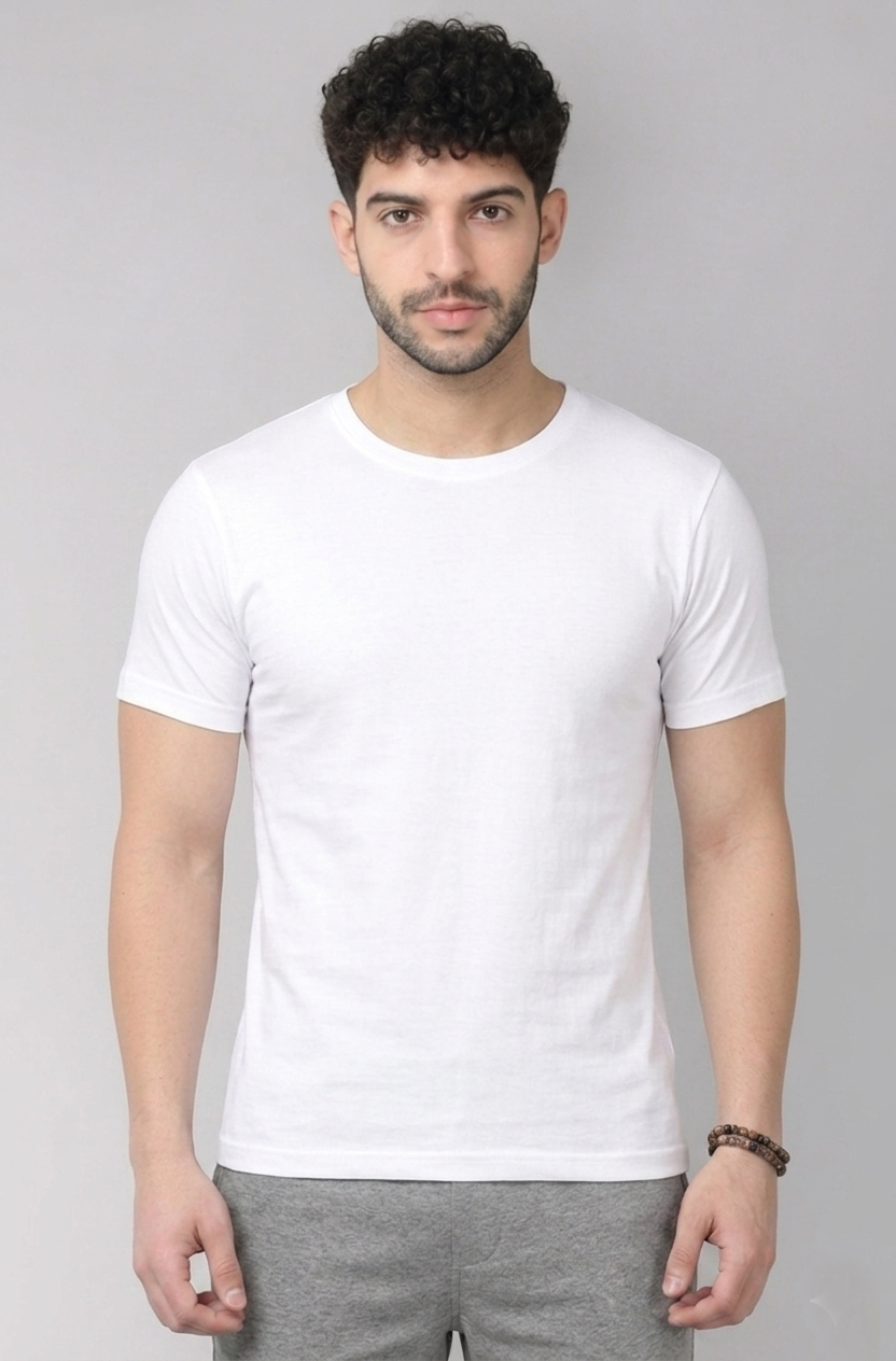 Men’s Premium 100% Cotton Sleeves Vest Undershirt | Lightweight Soft Innerwear for All Seasons